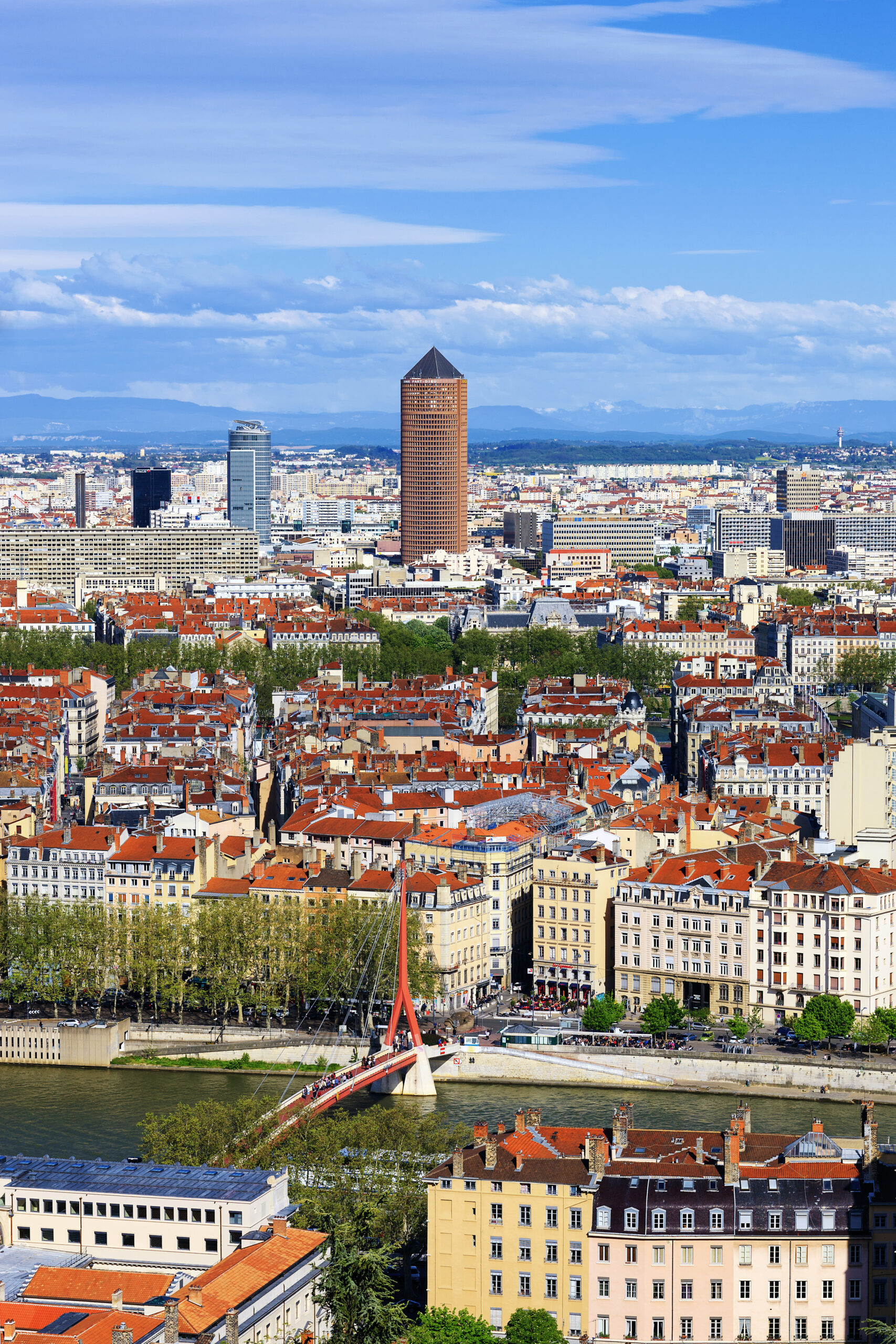Famous Aerial View Lyon City France Scaled